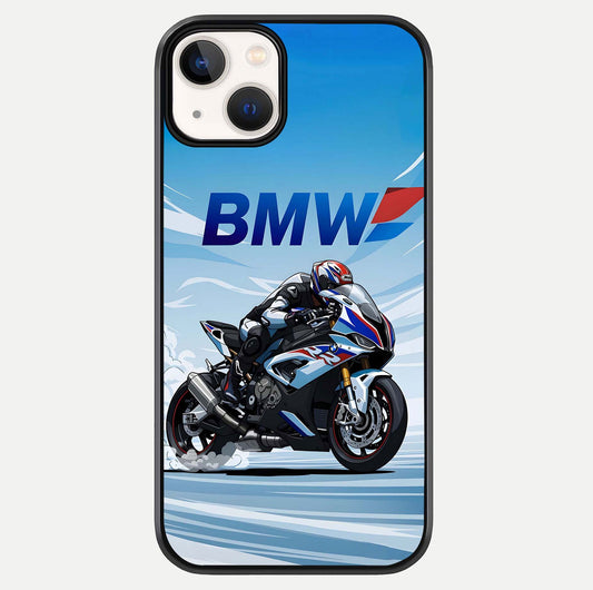 BMW Power Drift Glass Case For iPhone 13 Mini by Custom World
