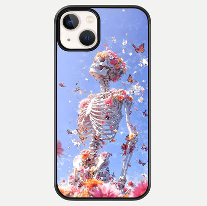 Bloom Beyond Bones Glass Case For iPhone 16 Pro by Custom World