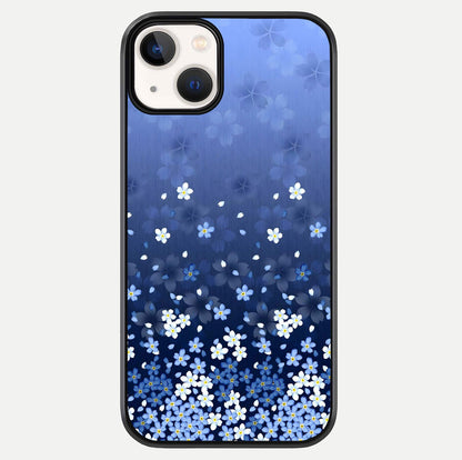 Blue Starry Glass Case For iPhone 13 Mini by Custom World