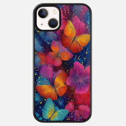 Butterfly Dream Mist Glass Case For iPhone 13 Mini by Custom World