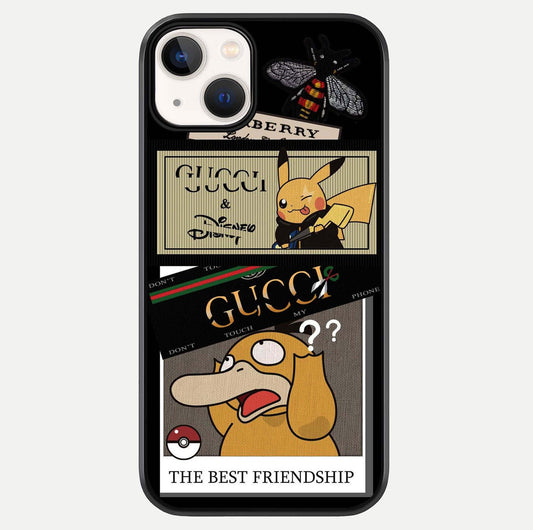 Cartoon Brand Play Mashup Glass Case For iPhone 13 Mini by Custom World