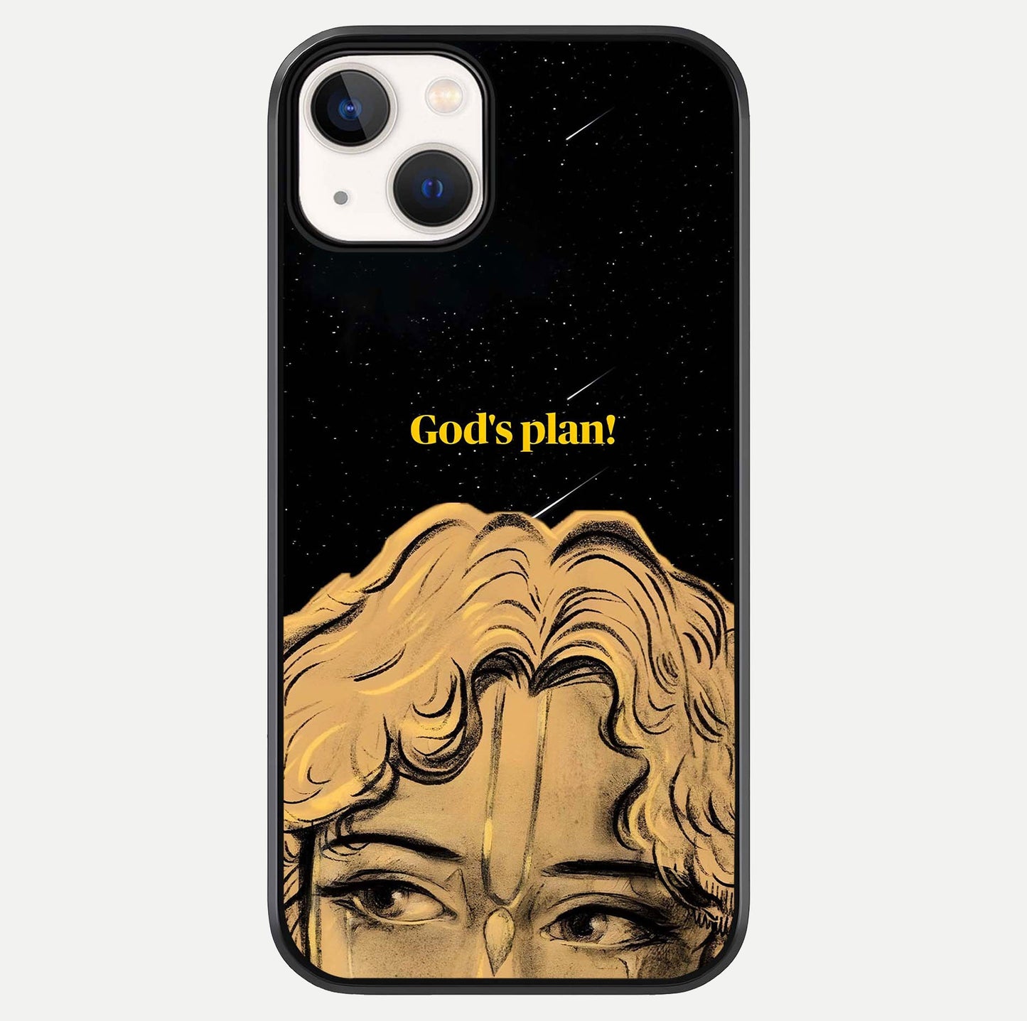 Celestial God’s Plan Glass Case For iPhone 13 Mini by Custom World
