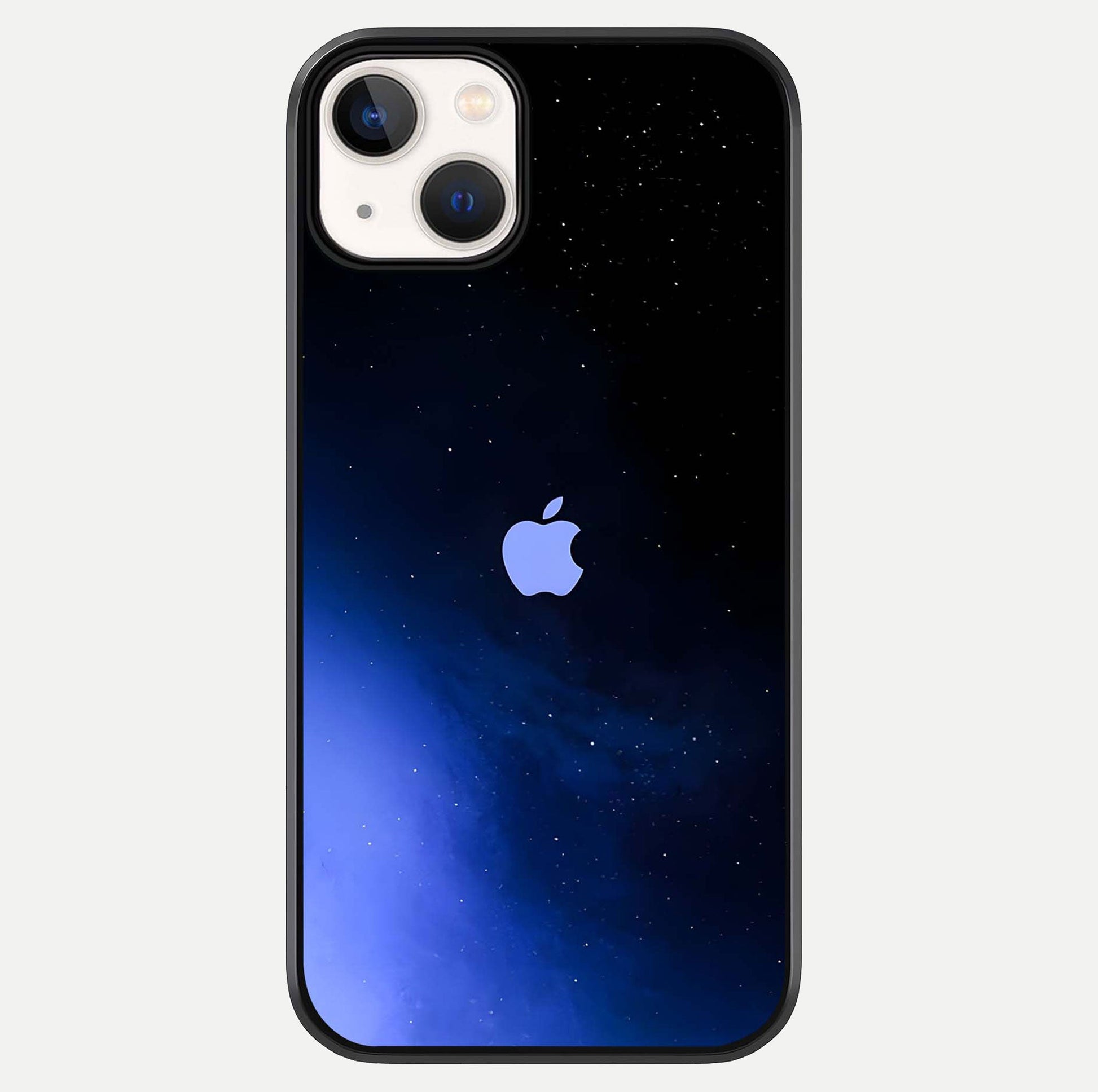 Cosmic Blue Apple Glass Case For iPhone 13 Mini by Custom World