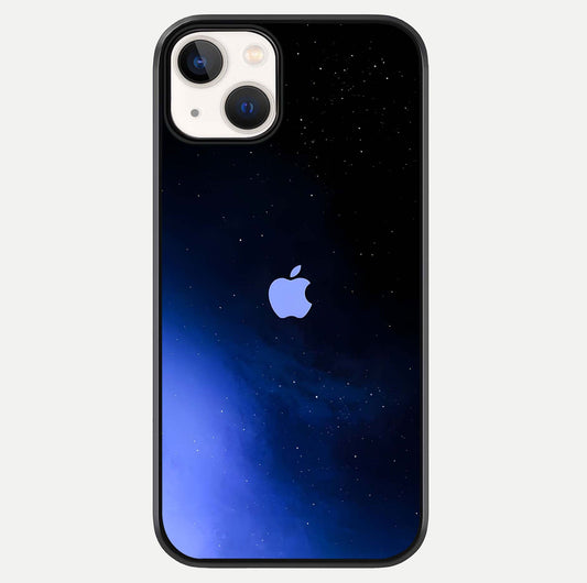 Cosmic Blue Apple Glass Case For iPhone 13 Mini by Custom World