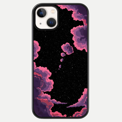 Cosmic Cloud Journey Glass Case For iPhone 13 Mini by Custom World