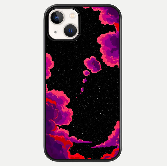 Galaxy Dream Frame Glass Case For iPhone 13 Mini by Custom World