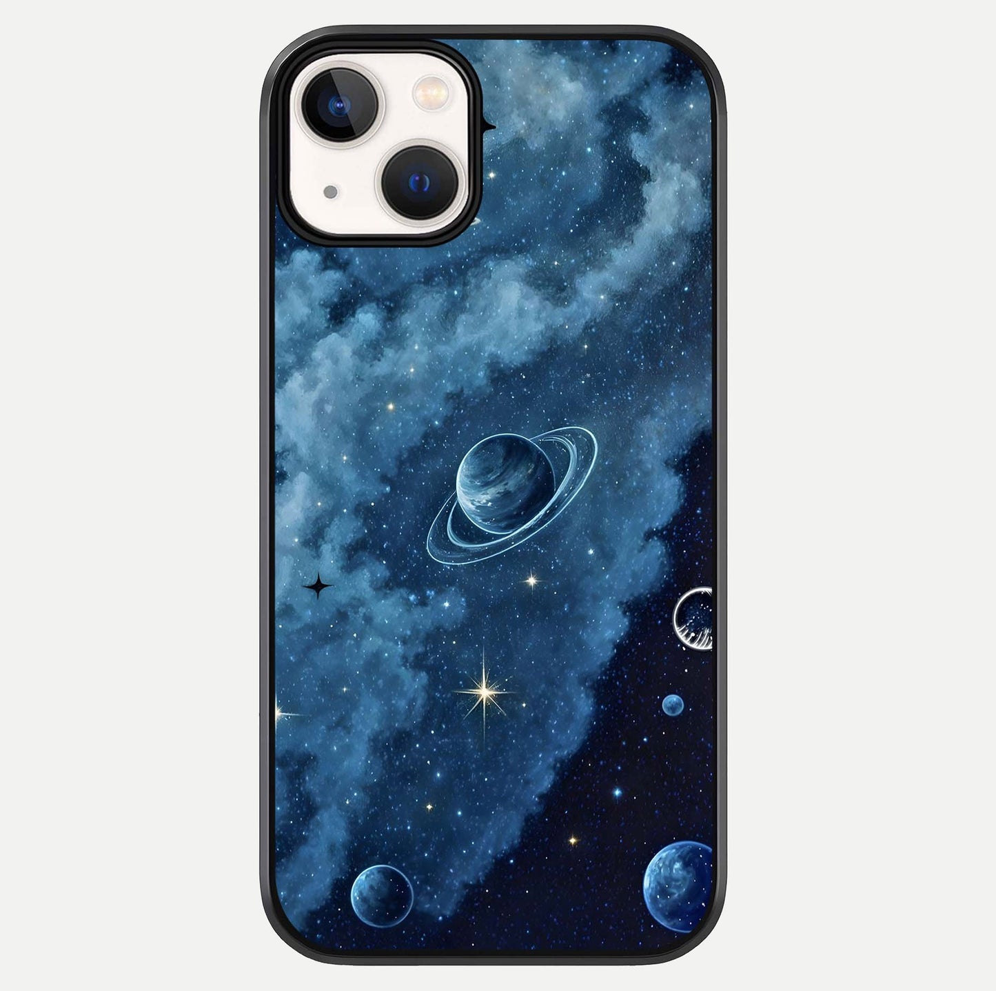 Galaxy Dream Space Glass Case For iPhone 13 Mini by Custom World
