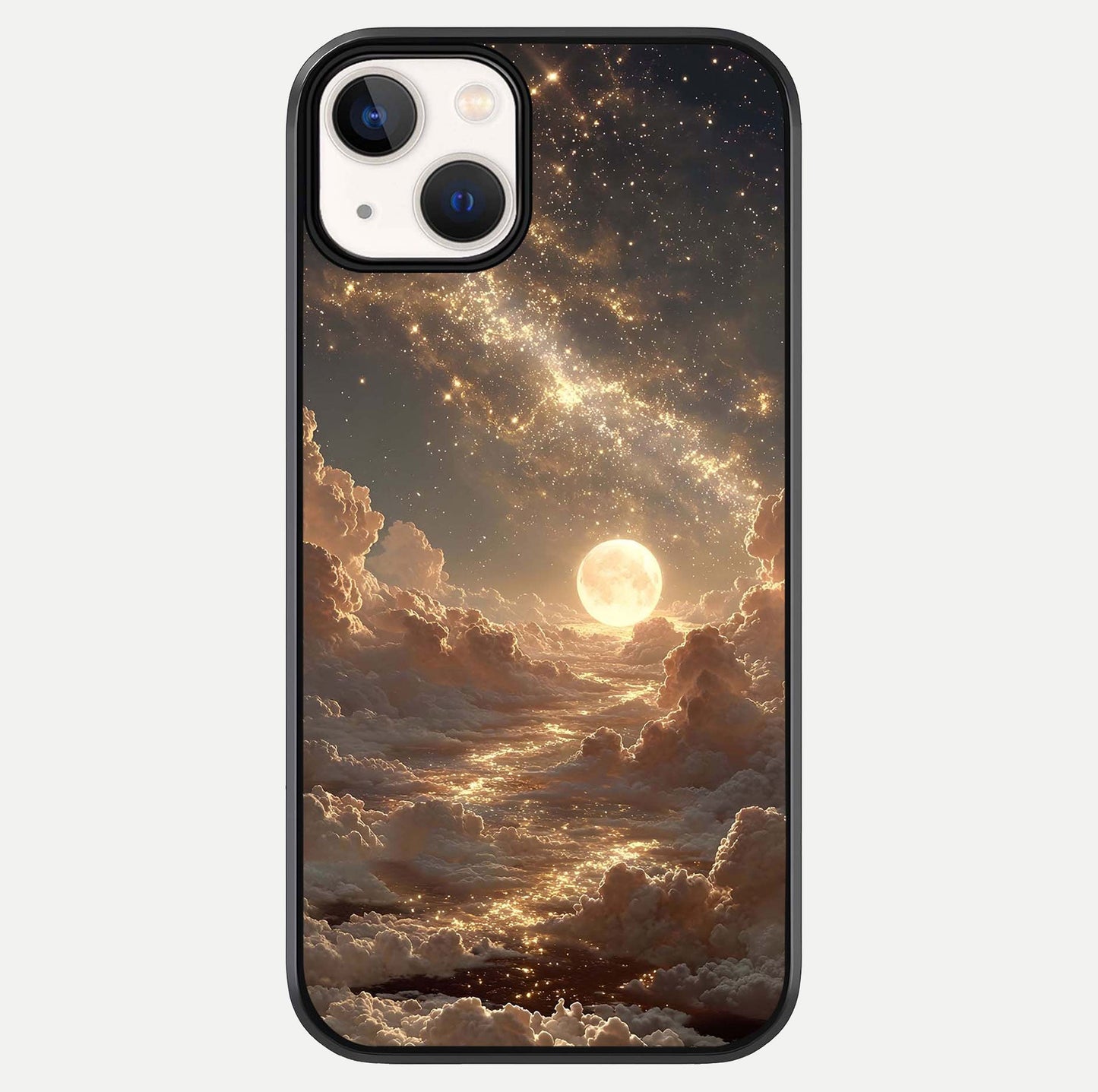 Golden Sky Dream Glass Case For iPhone 13 Mini by Custom World