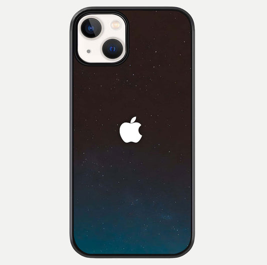Green Emerald Apple Logo Glass Case For iPhone 13 Mini by Custom World