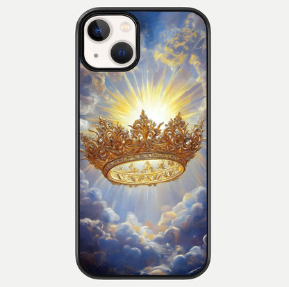 Heavenly Crown Light Glass Case For iPhone 13 Mini by Custom World