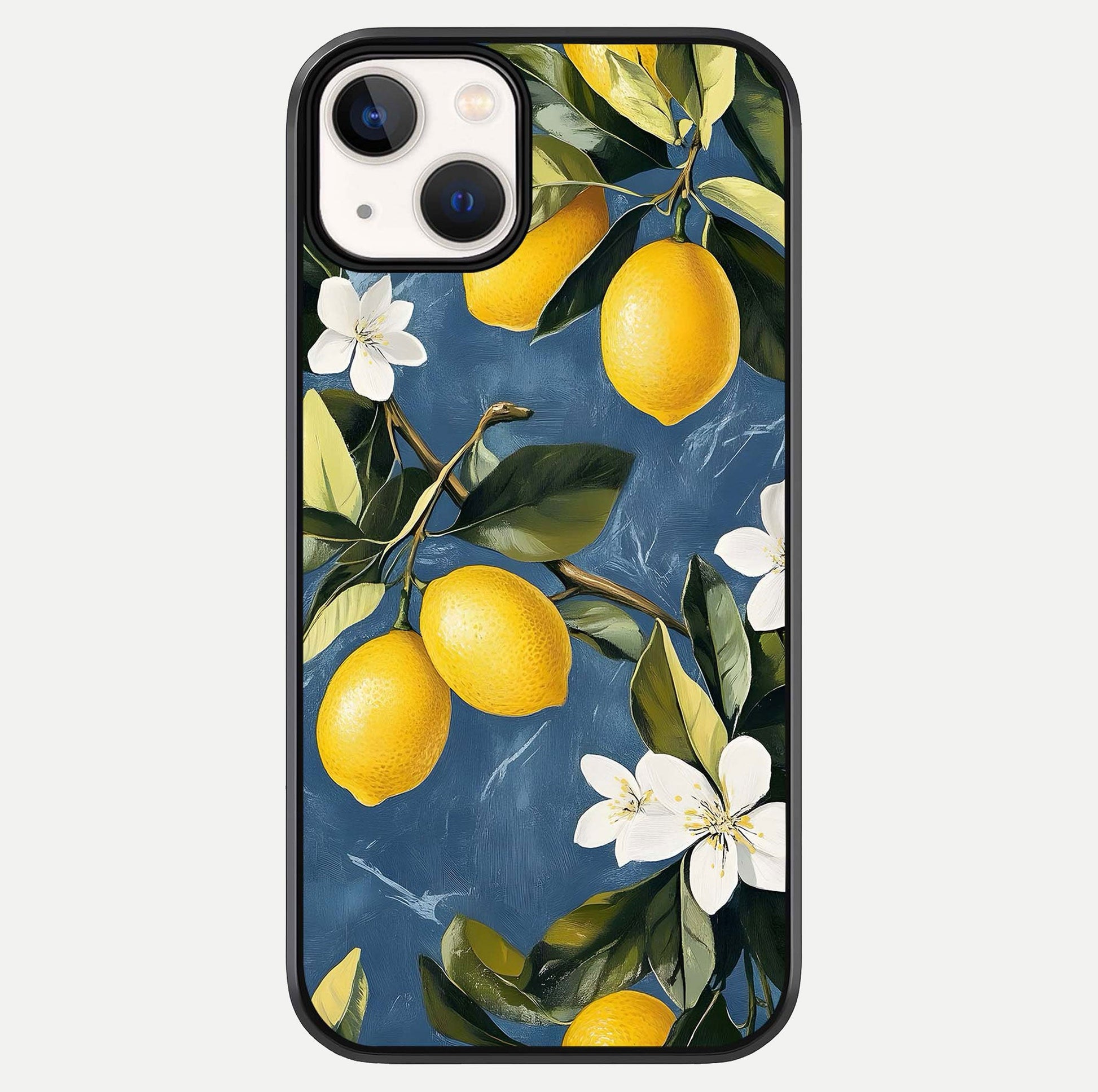 Lemon Dream Garden Glass Case For iPhone 13 Mini by Custom World