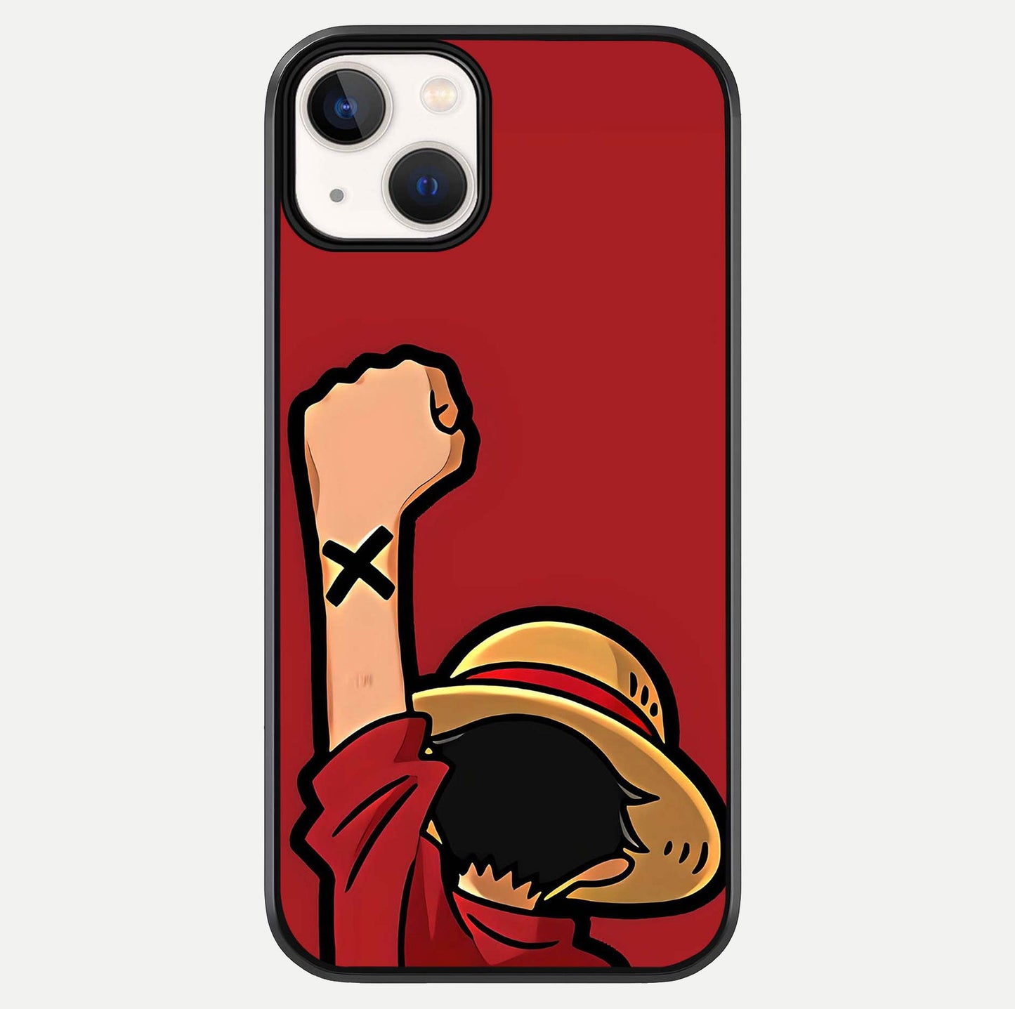 Luffy X Spirit Glass Case For iPhone 13 Mini by Custom World