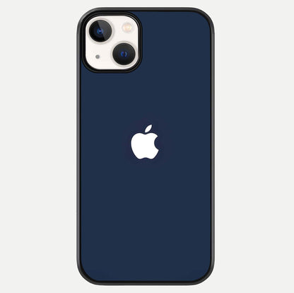Minimal Apple Night Glass Case For iPhone 13 Mini by Custom World
