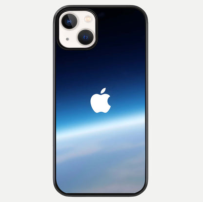 Minimal Apple Sky Glass Case For iPhone 13 Mini by Custom World