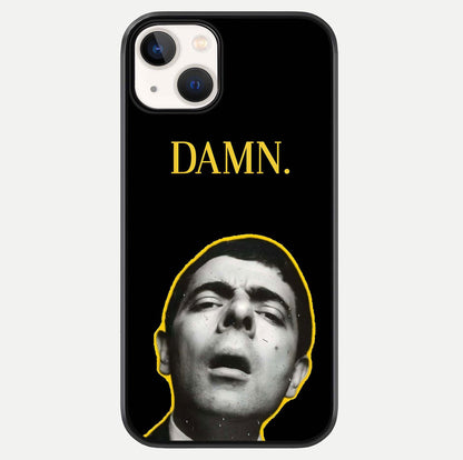 Mr Bean Damn Glass Case For iPhone 13 Mini by Custom World
