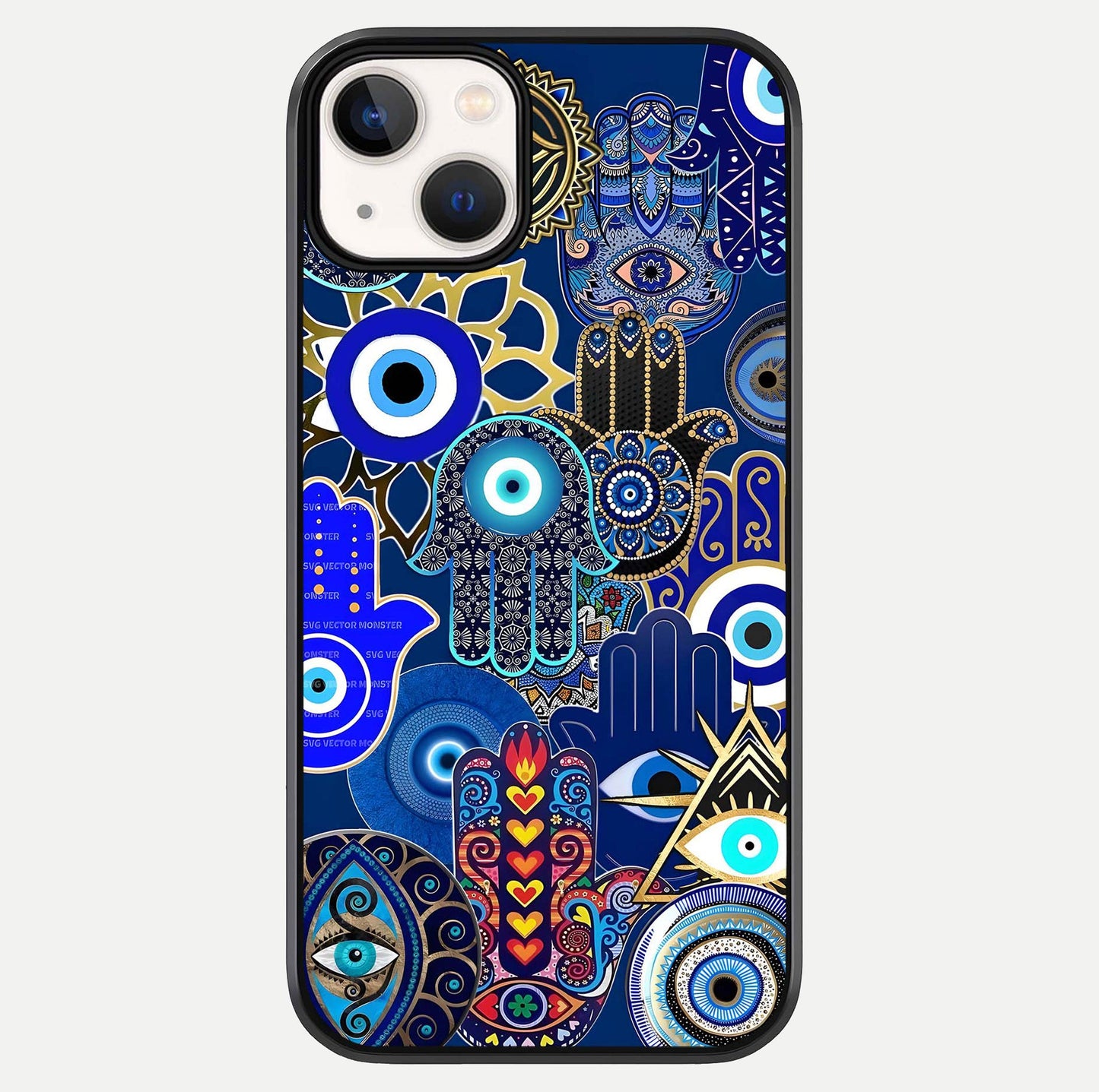 Mystic Palm Guard Glass Case For iPhone 13 Mini by Custom World