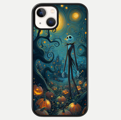 Pumpkin Moonlight Tale Glass Case For iPhone 13 Mini by Custom World