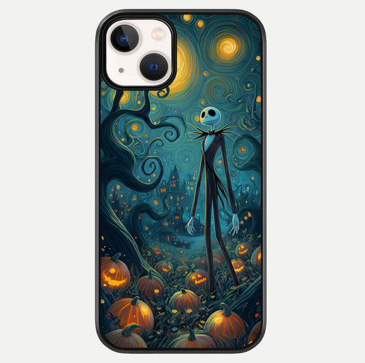 Pumpkin Moonlight Tale Glass Case For iPhone 13 Mini by Custom World