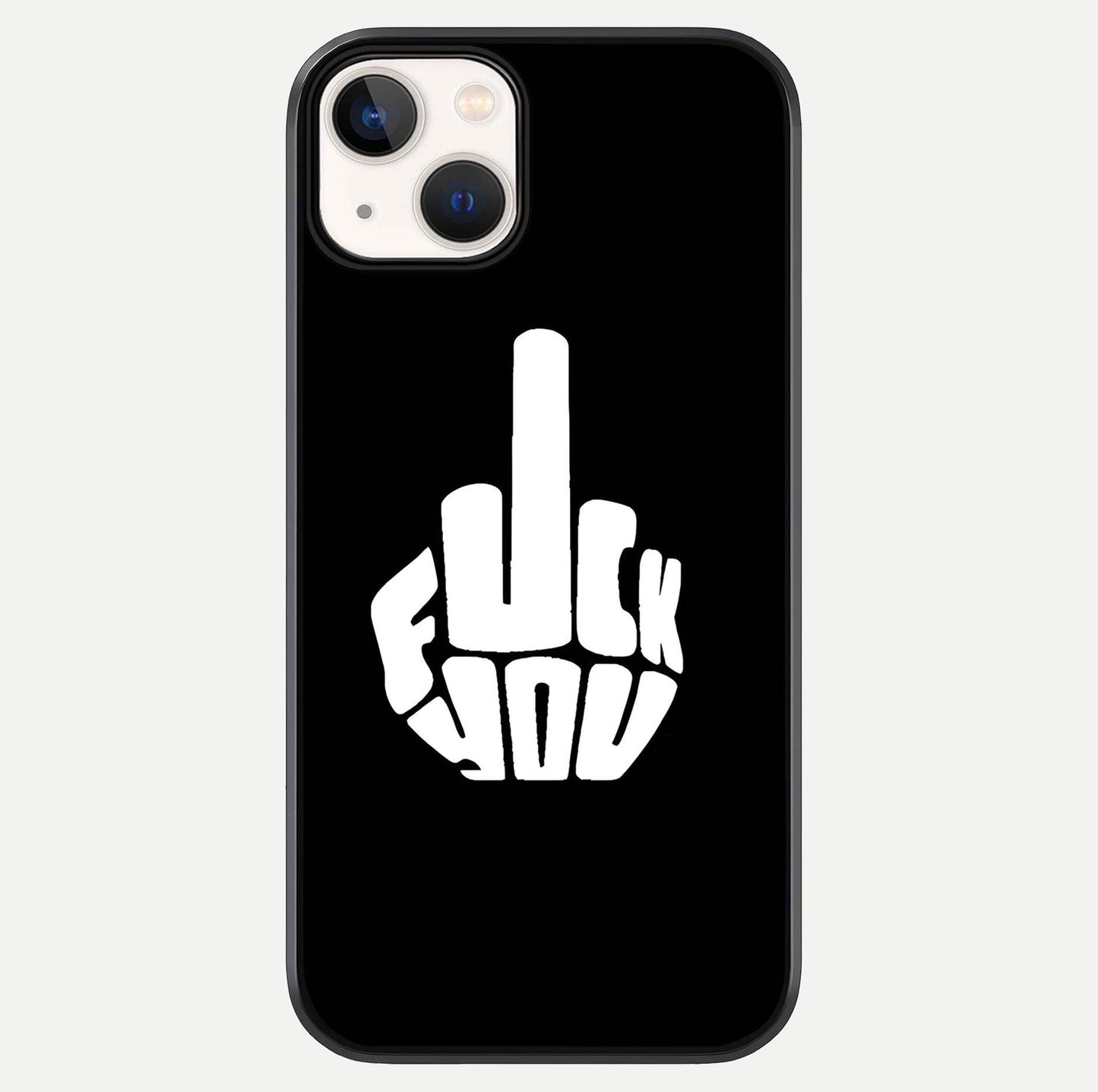 Rebel Mode On Glass Case For iPhone 13 Mini by Custom World