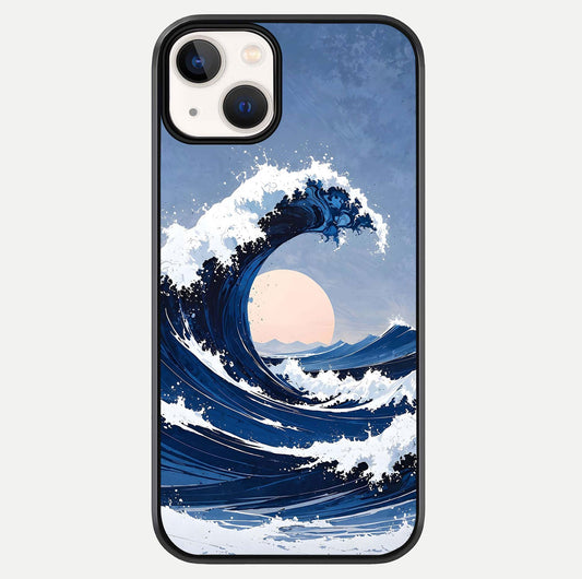 Rising Tide Power Glass Case For iPhone 13 Mini by Custom World