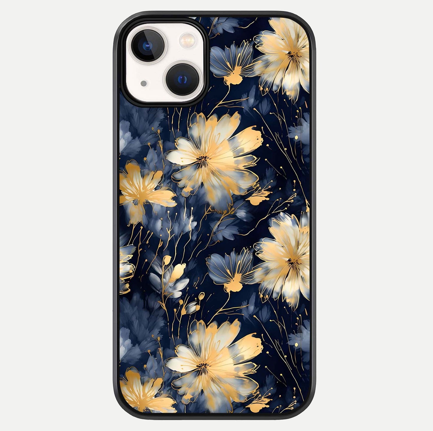 Royal Petal Dream Glass Case For iPhone 13 Mini by Custom World