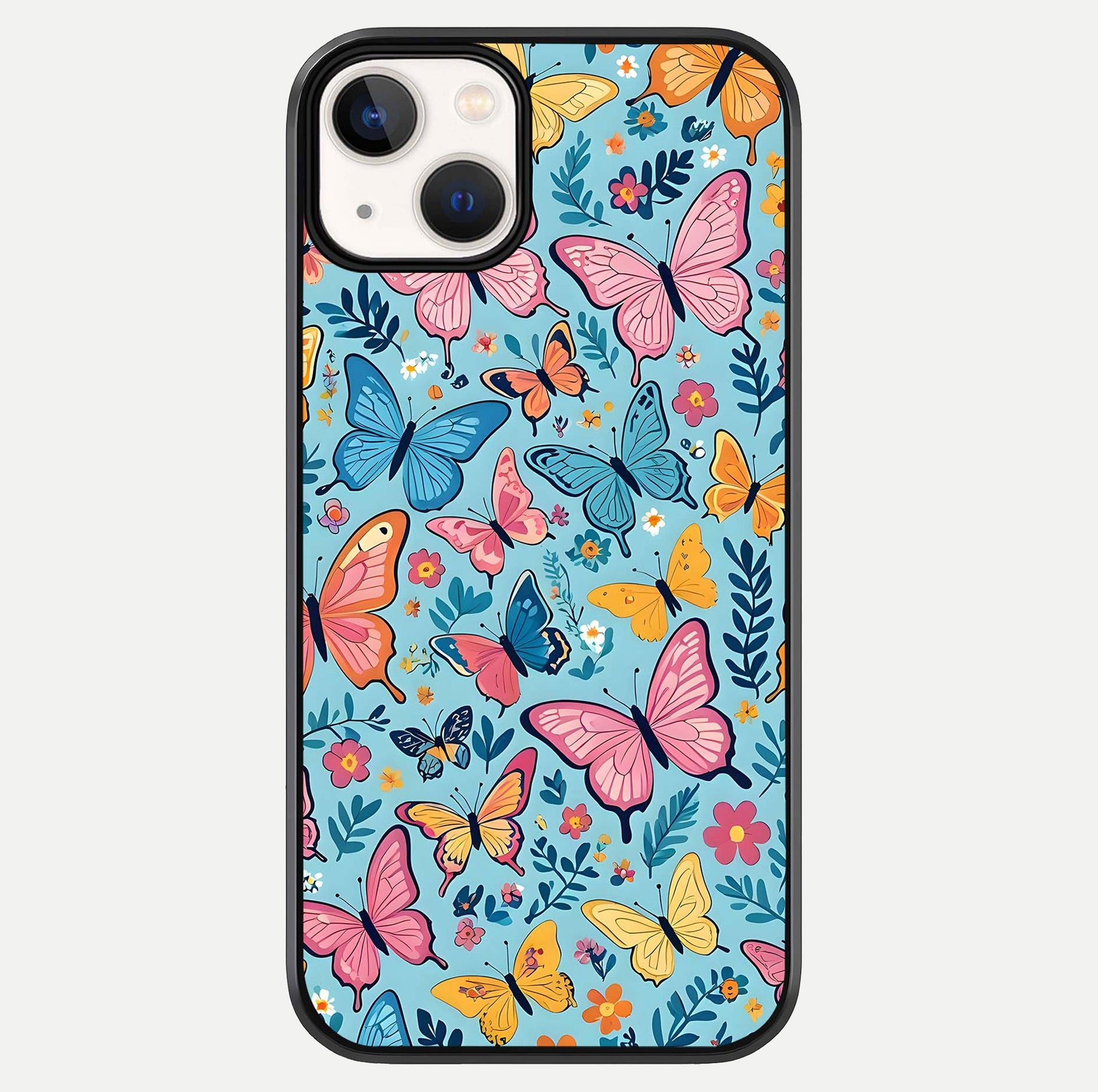 Spring Wing Garden Glass Case For iPhone 13 Mini by Custom World