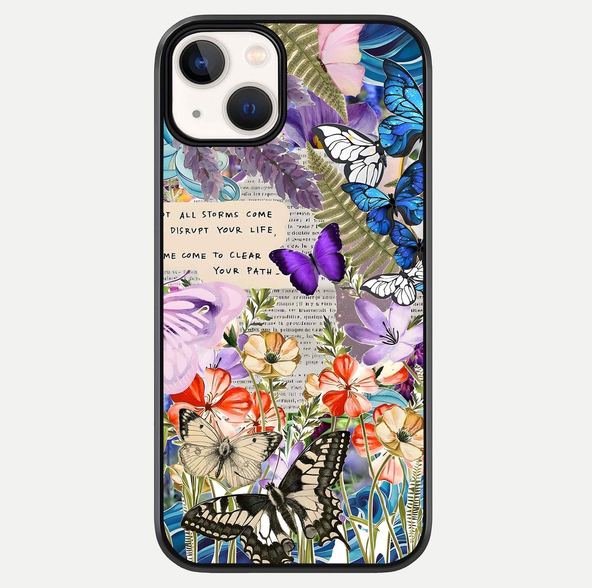 Storm Path Bloom Glass Case For iPhone 13 Mini by Custom World
