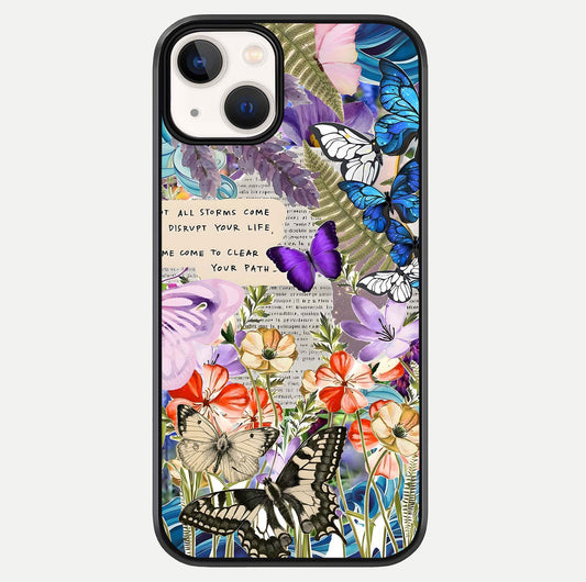 Storm Path Bloom Glass Case For iPhone 13 Mini by Custom World