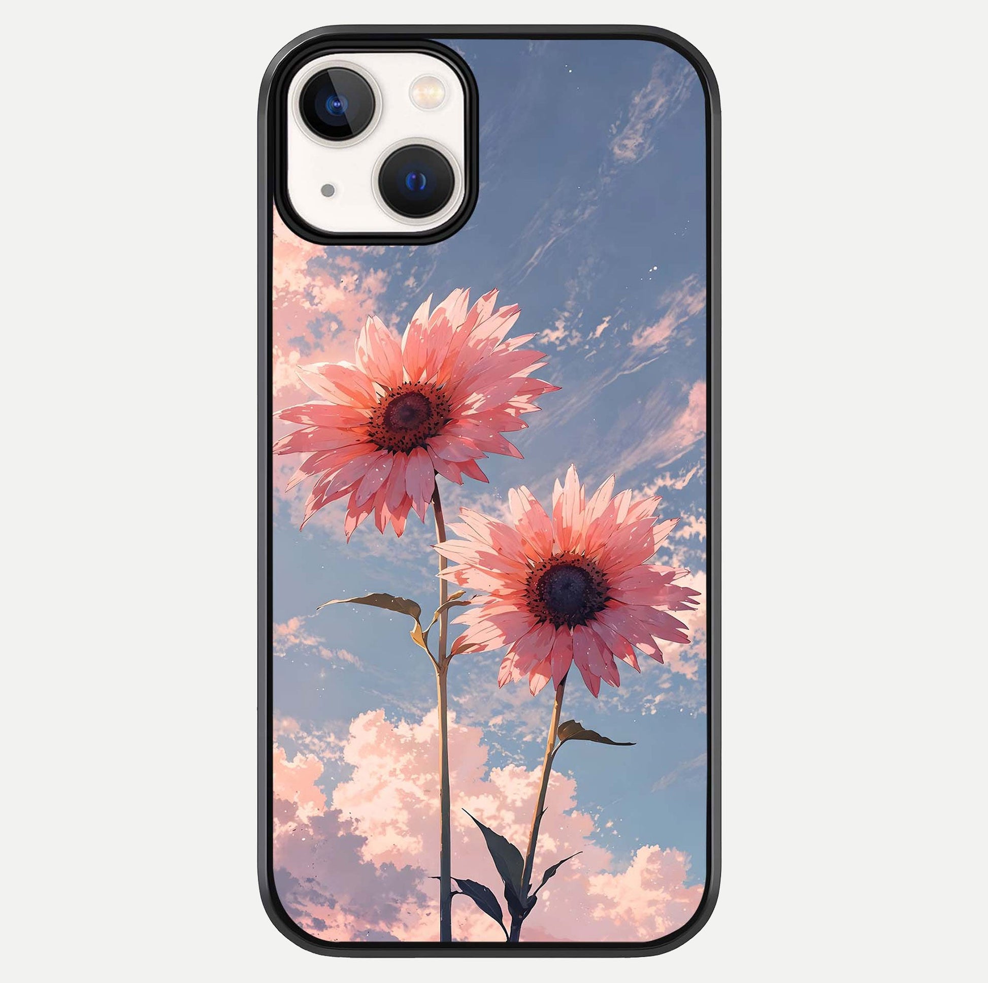 Sunlit Daisy Glow Glass Case For iPhone 13 Mini by Custom World