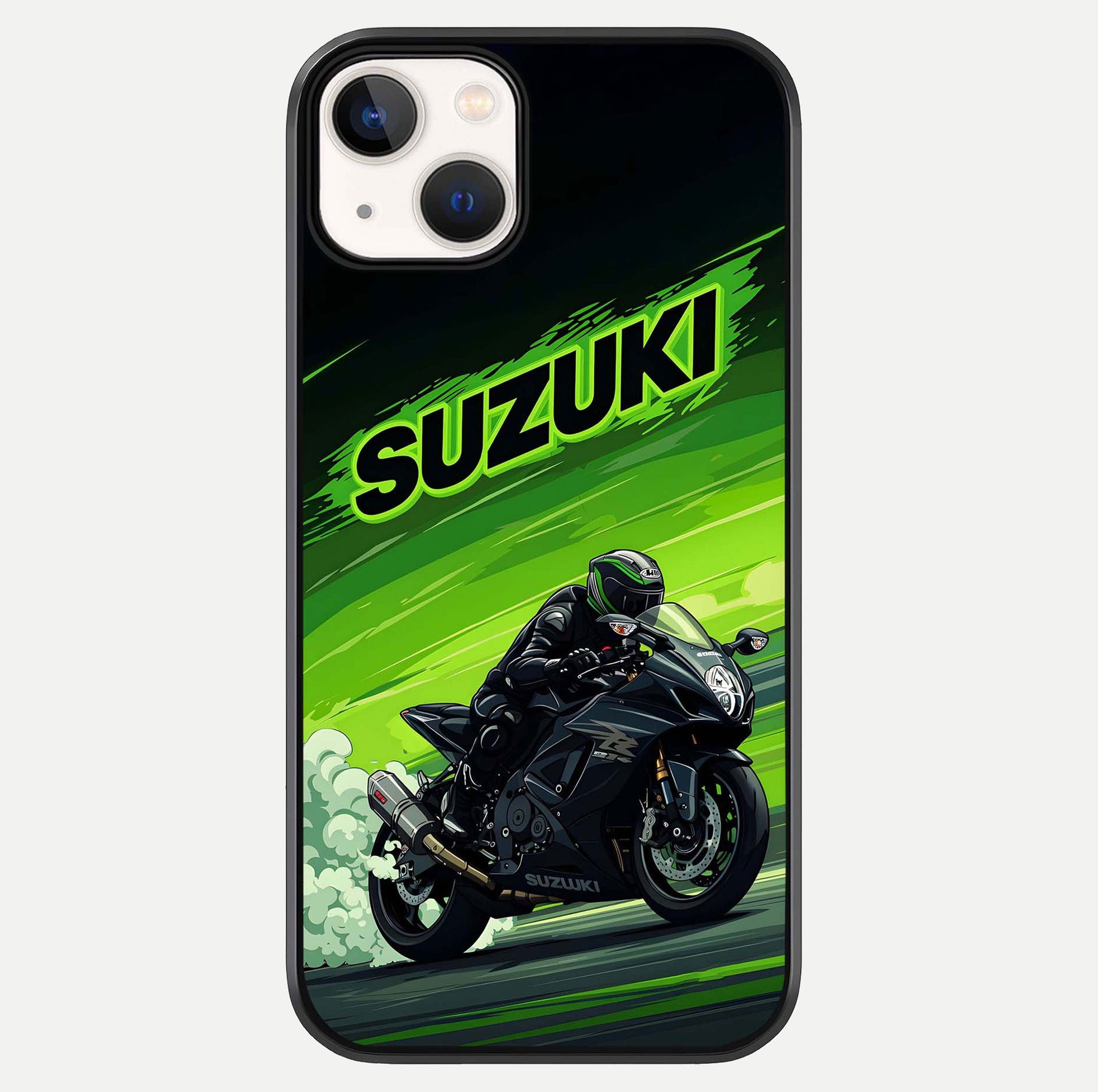 Suzuki Speed Beast Glass Case For iPhone 13 Mini by Custom World