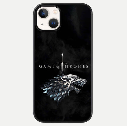 Throne Wolf Legacy Glass Case For iPhone 13 Mini by Custom World