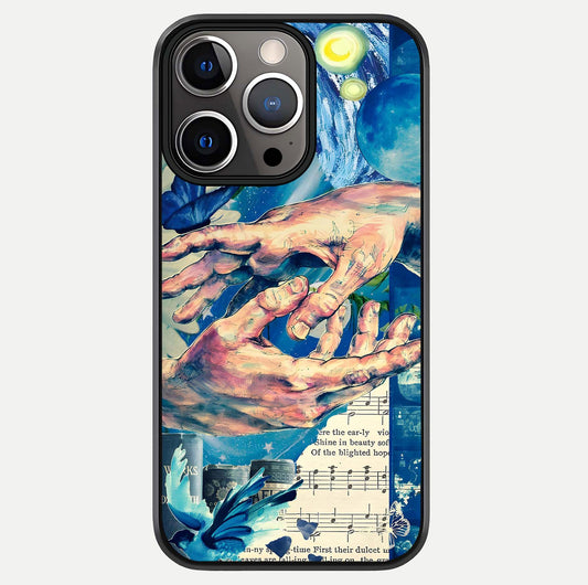 Aesthetic Divider Glass Case For iPhone 16 Pro by Custom World