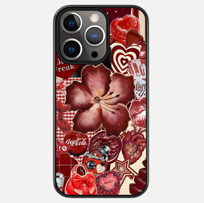 Aesthetic Little Freak Glass Case For iPhone 16 Pro by Custom World