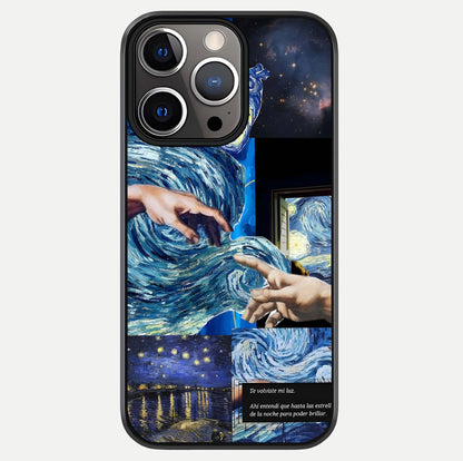 Aesthetic Vando Hands Glass Case For iPhone 16 Pro by Custom World