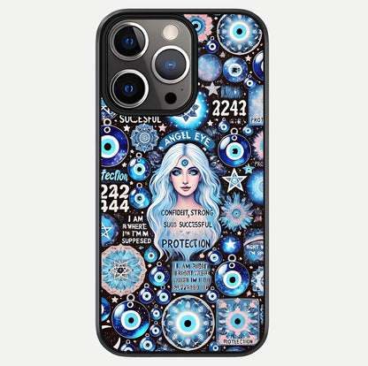 Angel Aura Shield Glass Case For iPhone 16 Pro by Custom World