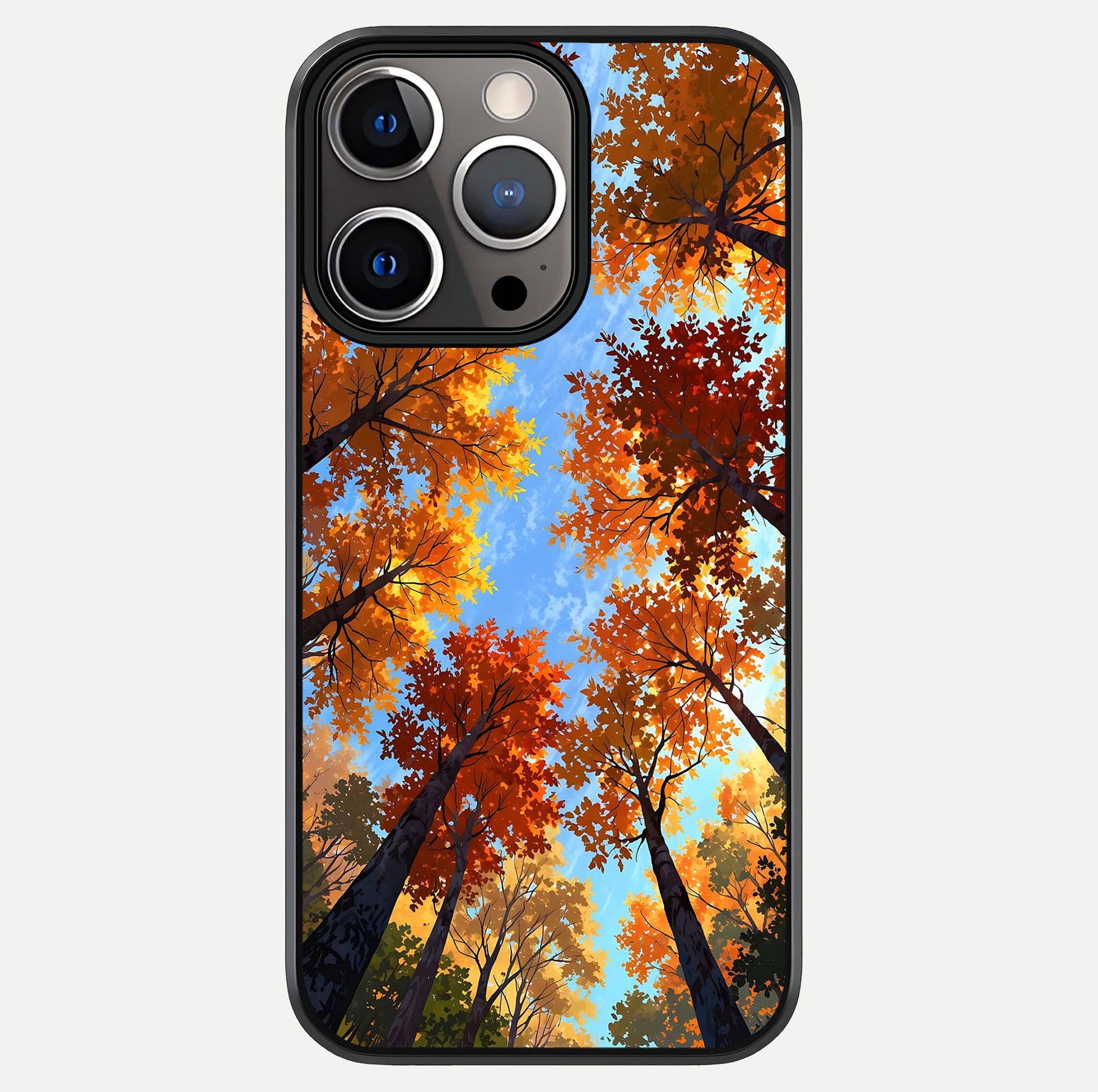 Autumn Sky Rise Glass Case For iPhone 13 Pro by Custom World