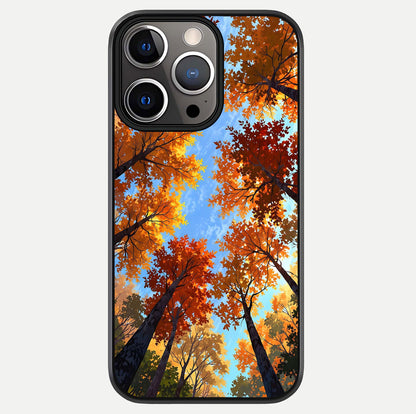 Autumn Sky Rise Glass Case For iPhone 13 Pro by Custom World