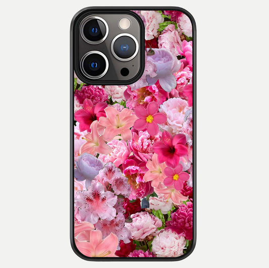 Bloom Crush Fantasy Glass Case For iPhone 13 Pro by Custom World