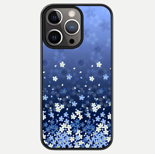 Blue Starry Glass Case For iPhone 13 Pro by Custom World