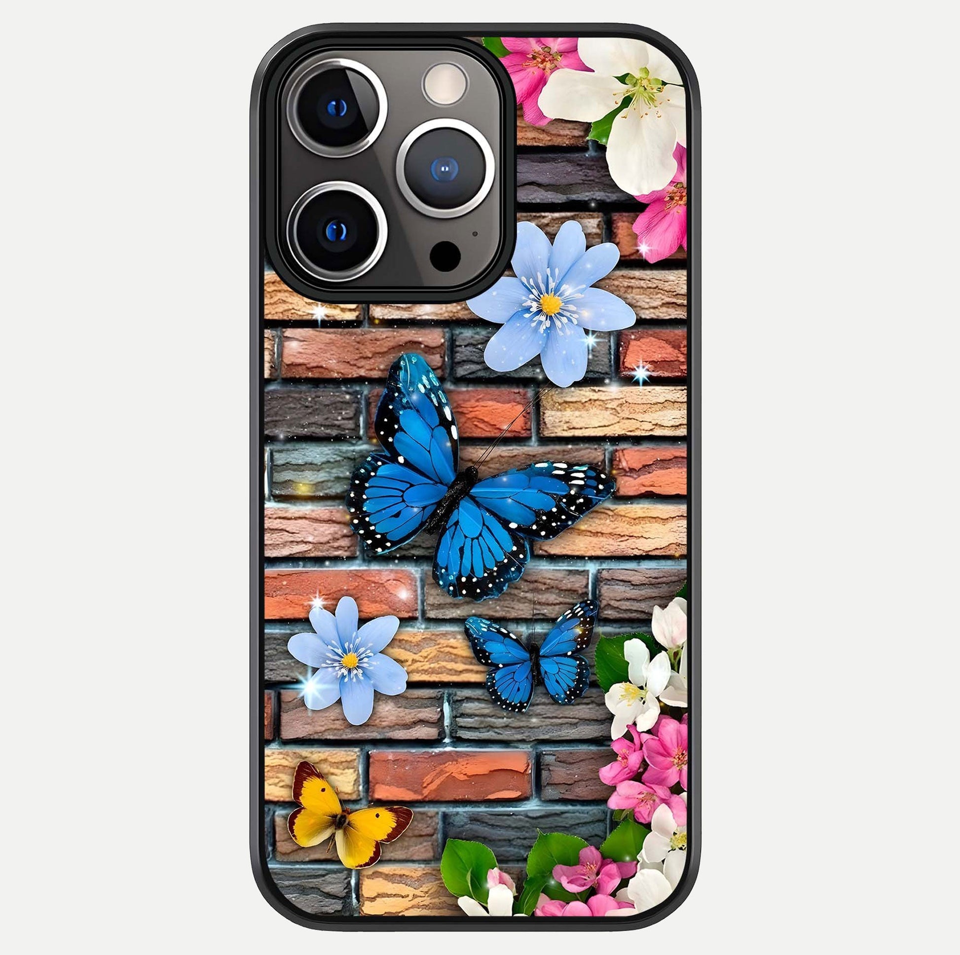 Brick Bloom Flight Glass Case For iPhone 13 Pro by Custom World
