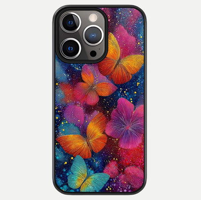 Butterfly Dream Mist Glass Case For iPhone 13 Pro by Custom World