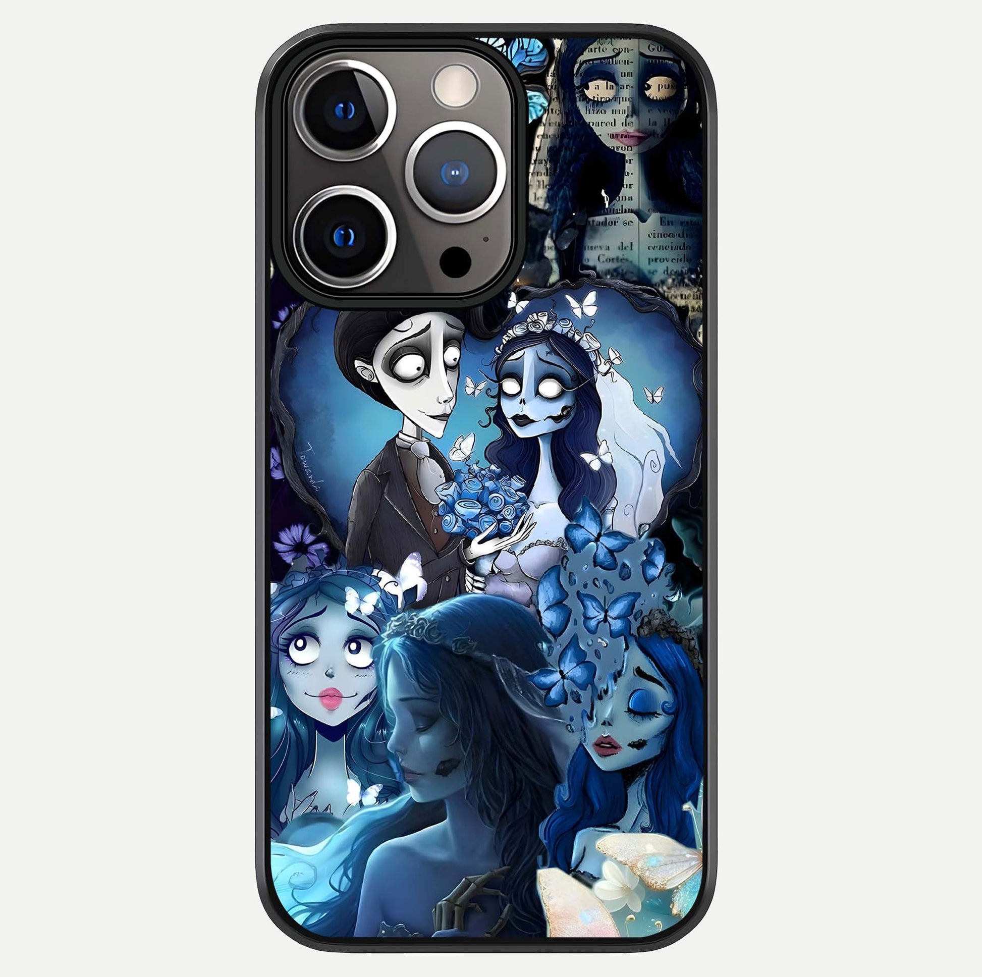 Butterfly Ghost Soul Glass Case For iPhone 13 Pro by Custom World