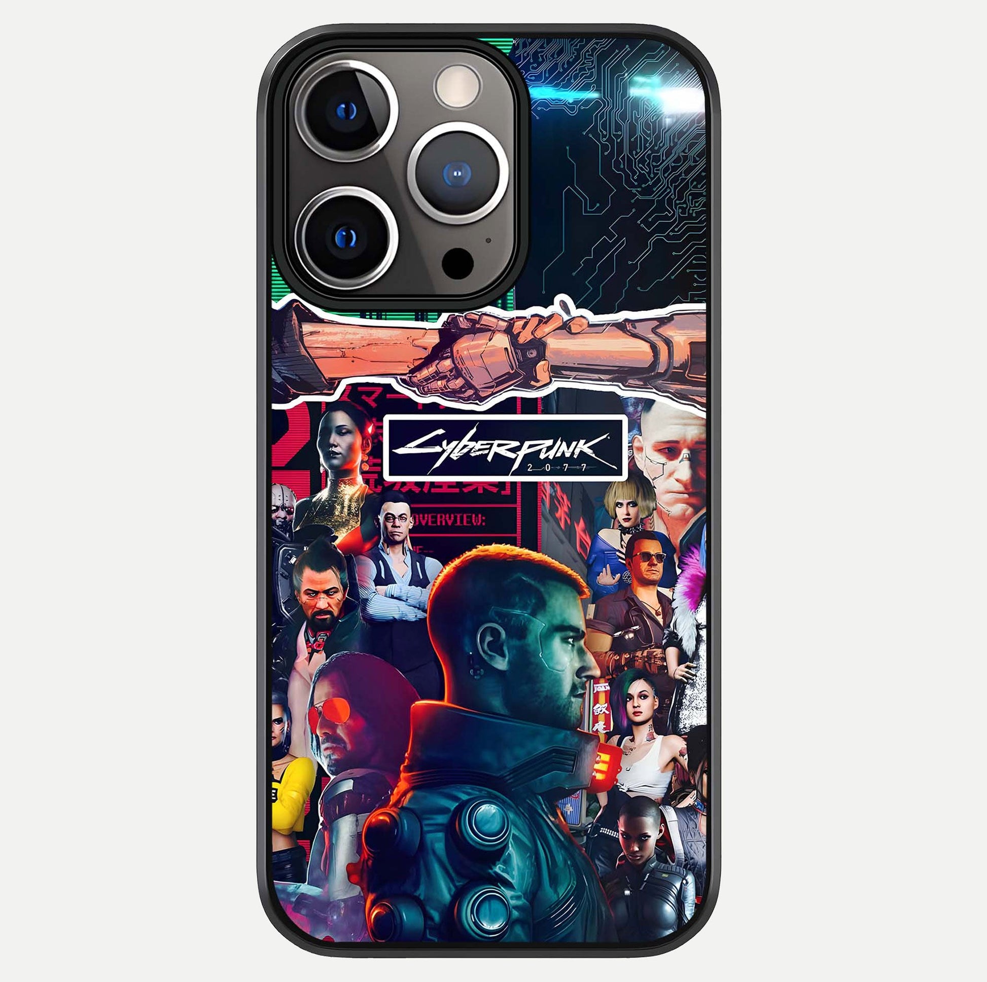 CYBERPUNK Legacy Glass Case For iPhone 13 Pro by Custom World