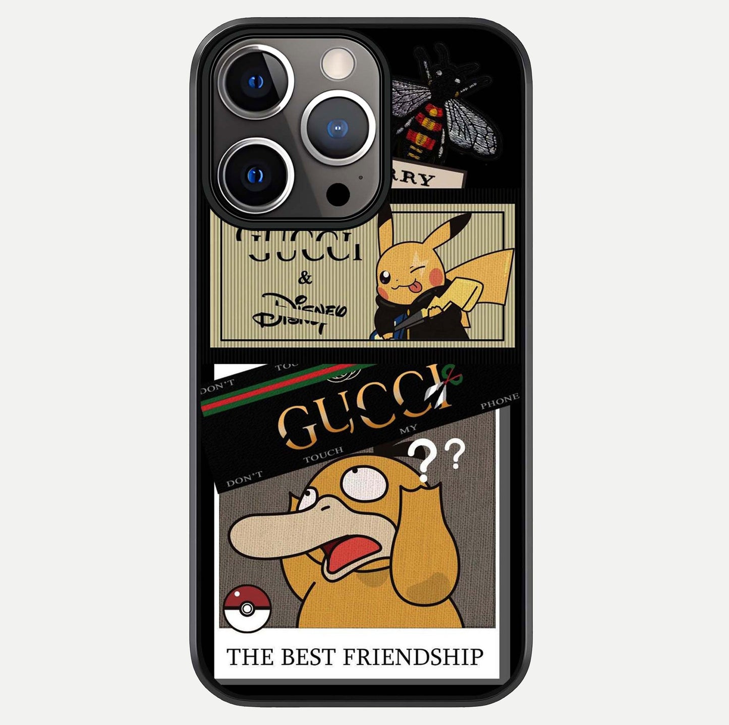 Cartoon Brand Play Mashup Glass Case For iPhone 13 Pro by Custom World