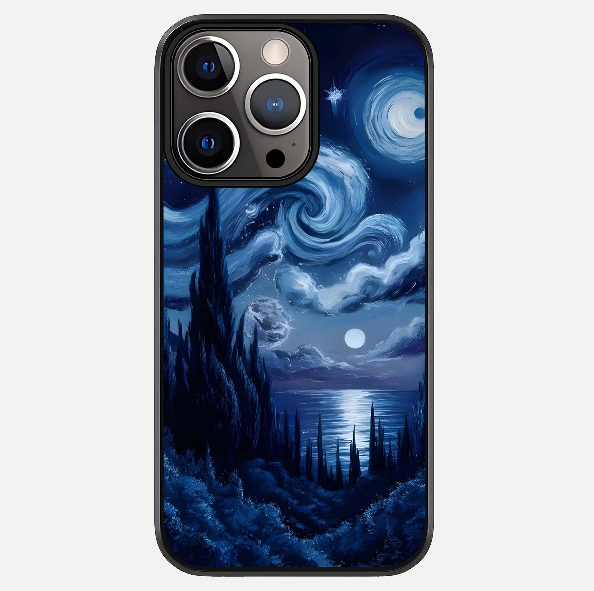 Celestial Dream Van Gogh Glass Case For iPhone 13 Pro by Custom World
