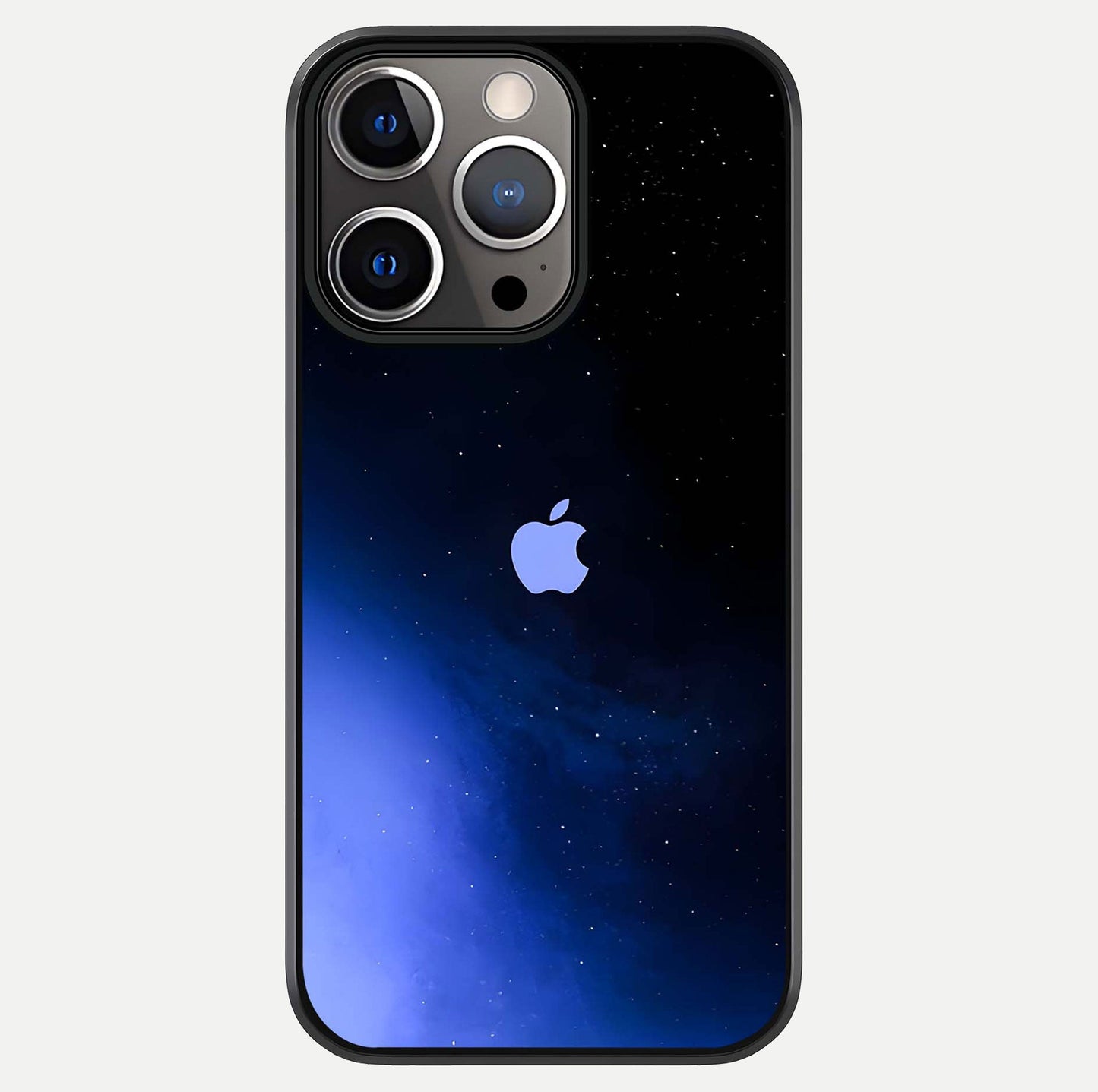 Cosmic Blue Apple Glass Case For iPhone 13 Pro by Custom World