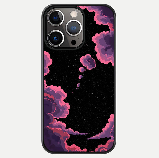 Cosmic Cloud Journey Glass Case For iPhone 13 Pro by Custom World