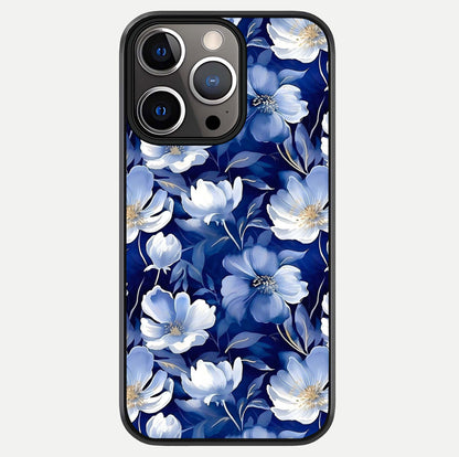 Cute Floral Patterns Glass Case For iPhone 13 Pro by Custom World