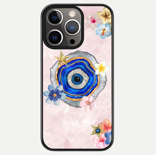 Divine Aura Bloom Glass Case For iPhone 13 Pro by Custom World