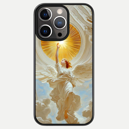 Divine Light Angel Glass Case For iPhone 13 Pro by Custom World